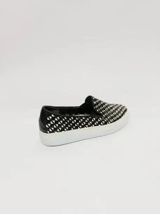 E.G.J. Woven Fabric Slip Shoes