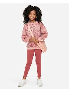 Tuta leopard girl girocollo NIKE