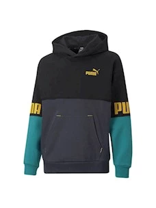 Felpa jr PUMA multicolore cappuccio