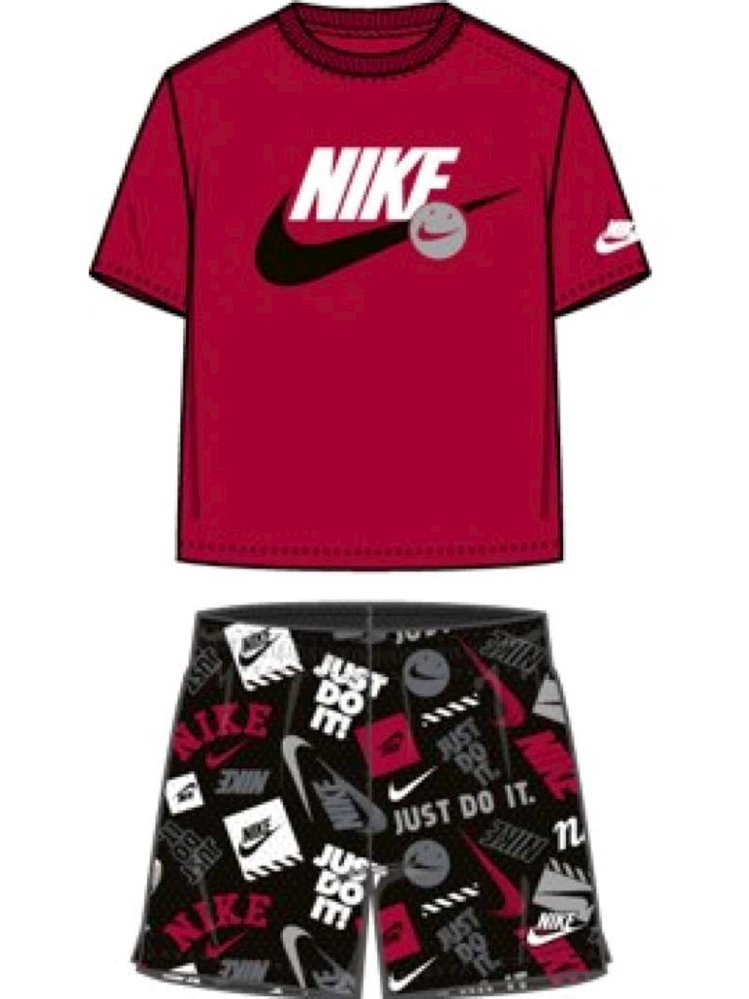 T-Shirt+short set baby boys NIKE