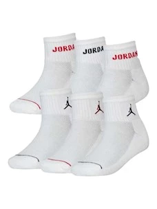 6 Calze corte jr JORDAN logo a piu colori