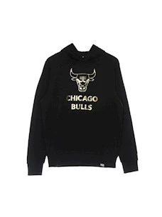 Felpa cappuccio CHICAGO BULL NEW ERA logo oro