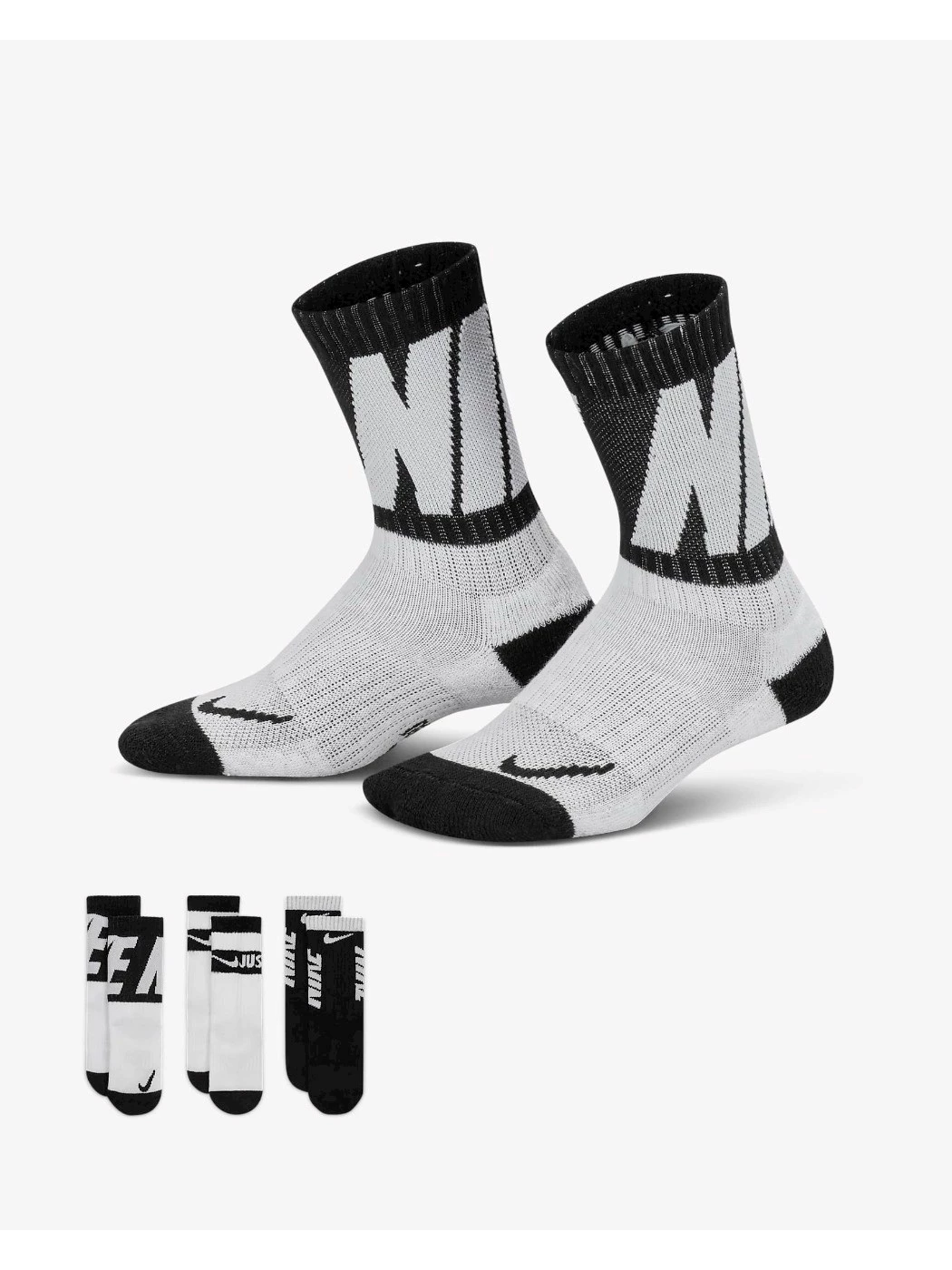 3 calze colorate NIKE 2-7 ANNI