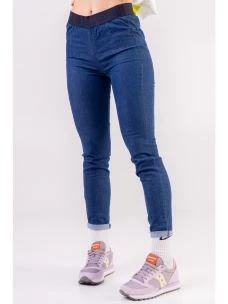 Pantalone jeans elastico parlato DEHA