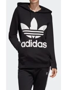 Felpa donna TREFOIL HOODIE Adidas cappuccio