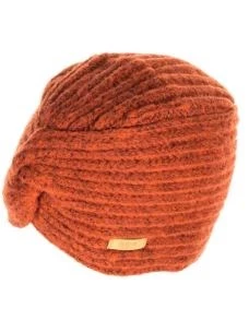 Turban Hat ribbed front knot at Barts