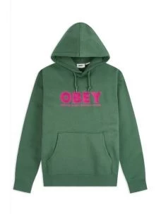 OBEY embroidered logo hood