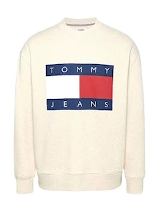 Felpa RLX MELANGE FLAG CREW TOMMY JEANS