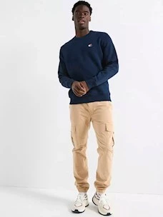 Felpa girocollo reg badge crew TOMMY JEANS