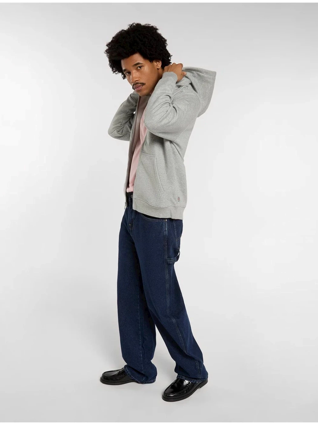 Felpa full zip cappuccio OAKPORT