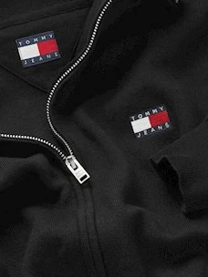 Maglia crop w full zip collo alto TOMMY JEANS