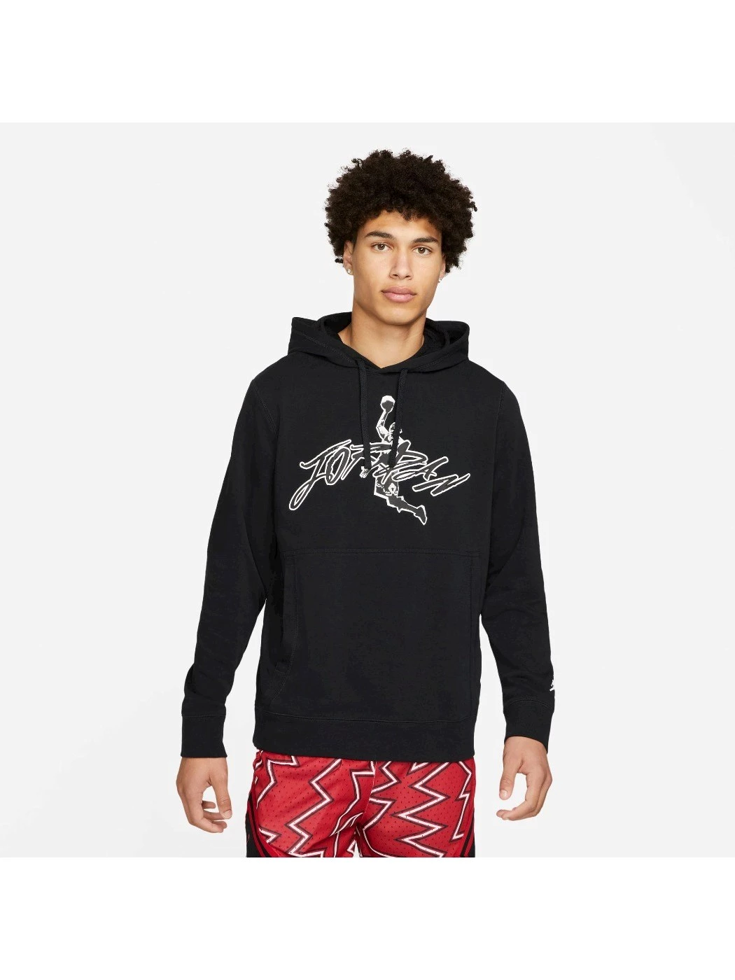 Felpa cappuccio JORDAN garzata 