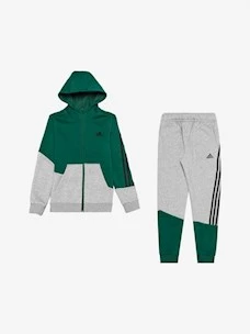 Tuta full zip e cappuccio ADIDAS 3 strisce