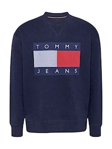 Felpa RLX MELANGE FLAG CREW TOMMY JEANS