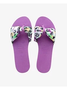 Ciabatta con fascia morbida colorata HAVAIANAS