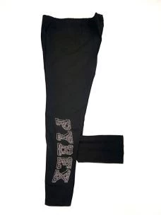 Leggings girl con logo Pyrex borchiette 