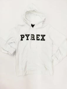 Felpa conna cappuccio logo Pyrex basic