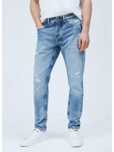 CALLEN CROP jeans strappato PEPE JEANS