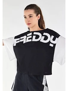 T-Shirt bicolore cropped FREDDY