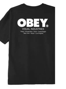T-shirt OBEY VISUAL INDUSTRIES