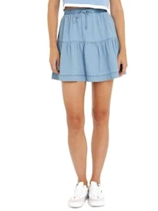 Gonna CHAMBRAY MINI SKIRT TOMMY JEANS