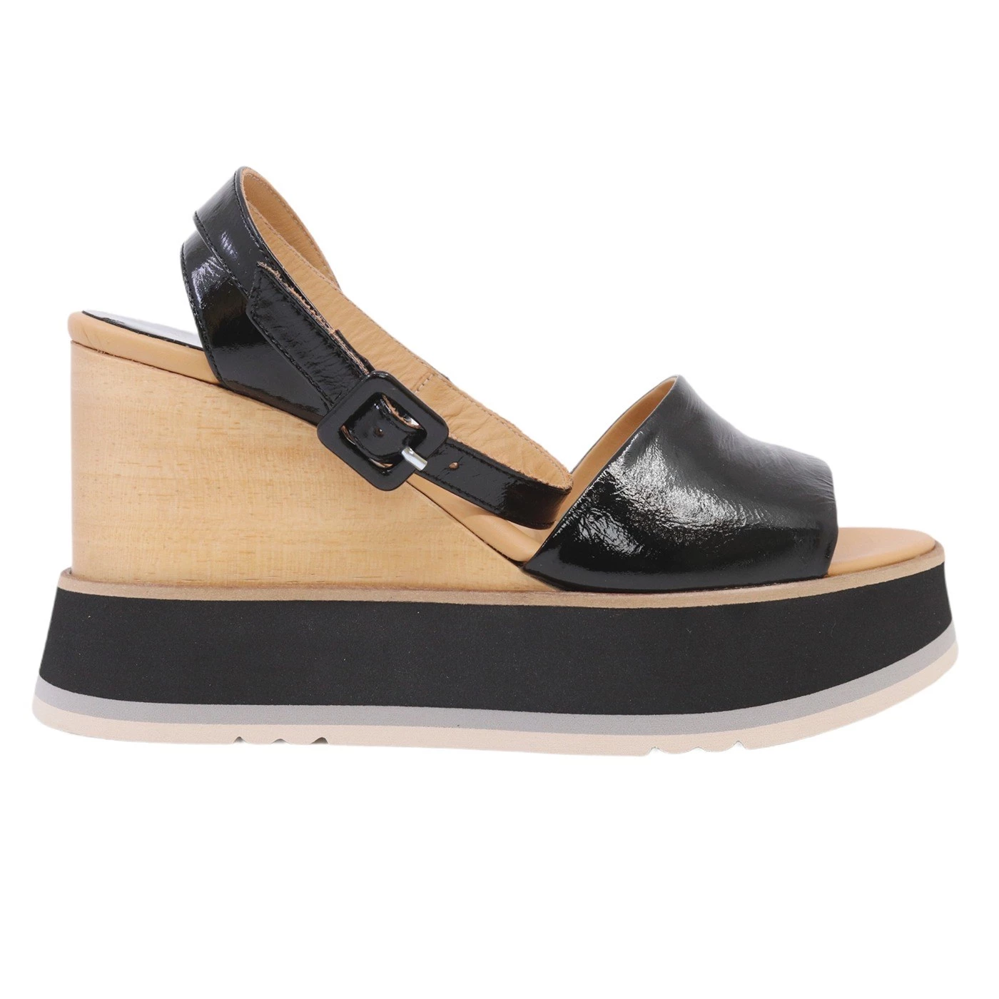 Laco 2081 zeppa da panama.mainapps.com donna nero pelle