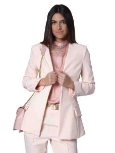 silvian heach blazer rosa scollo profondo CVP19075GC