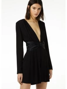 Liujo tuta corta nera con cintura  I19220T2237