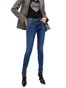 Jeans skinny con decoro sul taschino LIU JO
