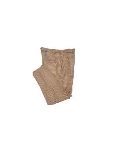 VICOLO pantalone in check 4 tasche TW0598