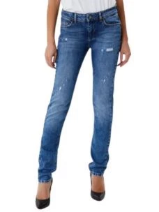 Jeans Bottom Up stretch con borchie applicate UF0016D3105
