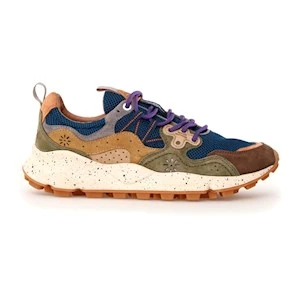YAMANO 3 MAN SUEDE/RETE DARK BROWN-STONE FLOWER MOUNTAIN 