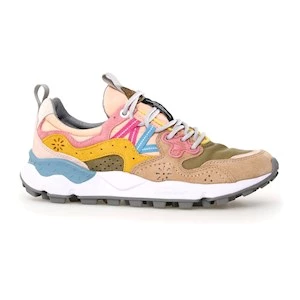 YAMANO 3 WOMAN SUEDE/NYLON DARK ROSE-CHESTNUT FLOWER MOUNTAIN