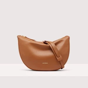 BORSA A TRACOLLA LEA CARAMEL COCCINELLE 