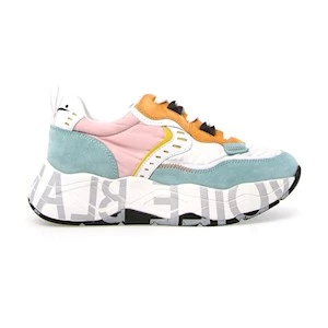 SNEAKER CLUB105 JADE-WHITE-PINK VOILE BLANCHE