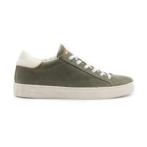 SNEAKER LOW TOP ESSENTIAL ARMY GREEN CRIME OF LONDON