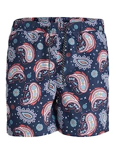 COSTUME UOMO JACK & JONES PAISLEY SWIM SHORTS