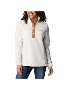 MAGLIA IN PILE DONNA COLUMBIA BENTON SPRINGS SNAP PULLOVER