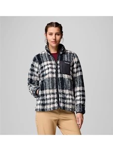 GIACCA IN SHERPA DONNA COLUMBIA WEST BEND PRINT FZ