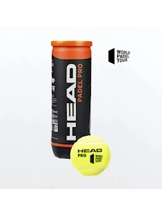 HEAD PADEL PRO - 3 BALL - TUBO SINGOLO