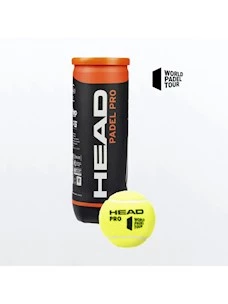 HEAD PADEL PRO – 3 BALL - TUBO SINGOLO