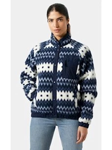 PILE DONNA HELLY HANSEN W IMPERIAL PRINTED PILE SNAP