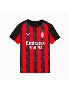 MAGLIA BAMBINO PUMA AC MILAN 2025-2026 HOME JERSEY JR