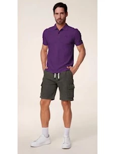 MAN'S POLO PIQUET Violet