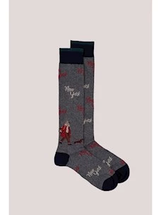 CALZINI INTHEBOX MR BOX NEW YORK GRIGIO SCURO