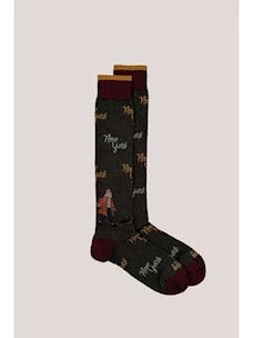 CALZINI INTHEBOX MR BOX NEW YORK VERDE MILITARE