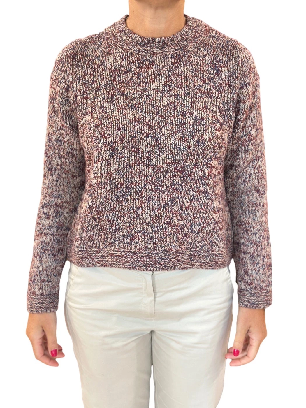 Gran Sasso multicolored crewneck sweater