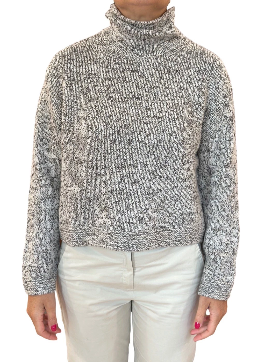 Gran Sasso multicolor turtleneck sweater