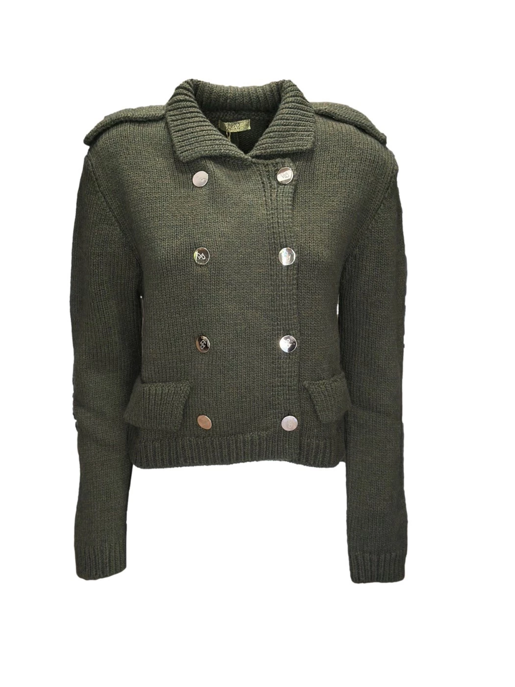 Double-breasted knit jacket PHO Firenze