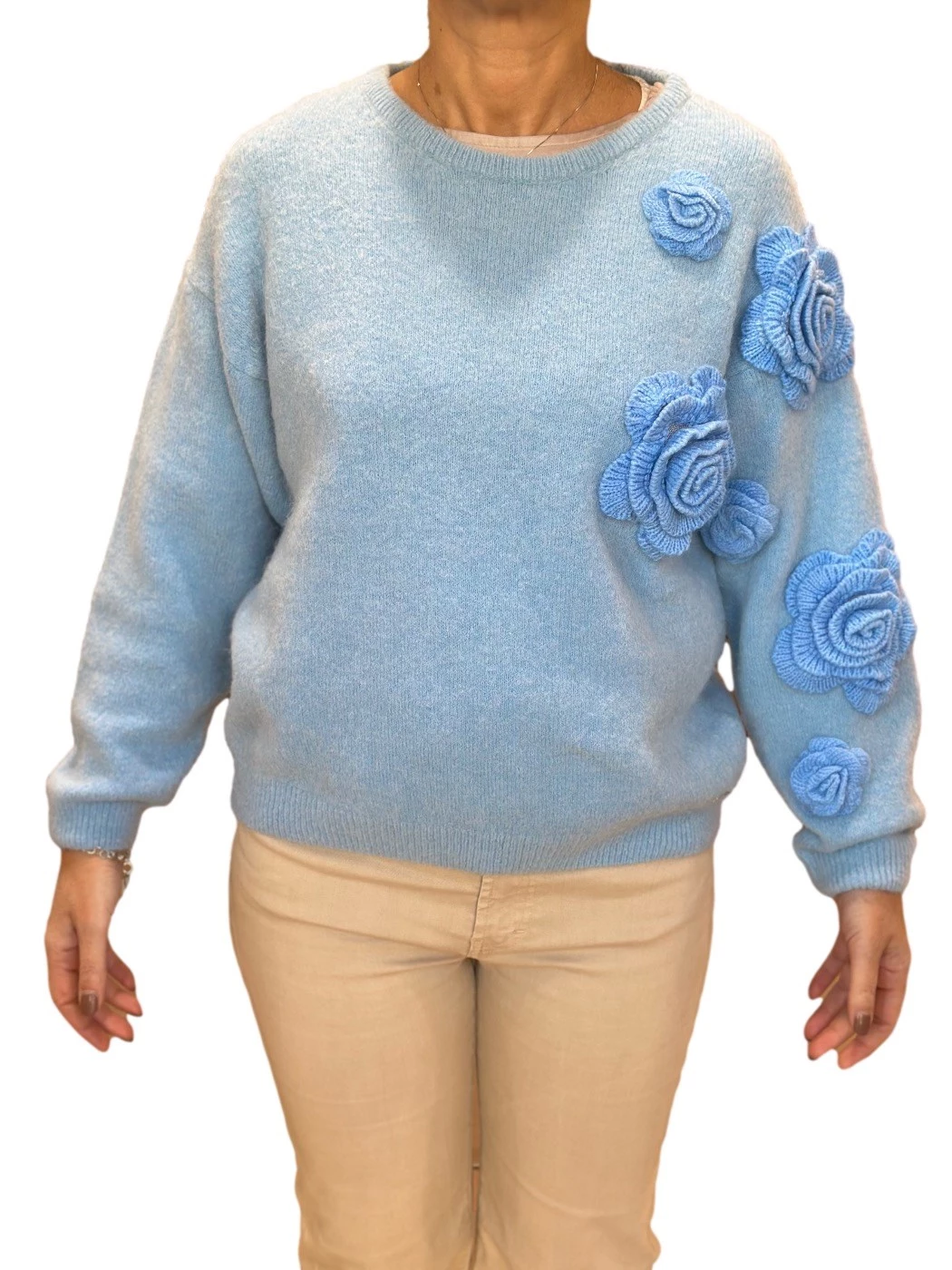PHO Firenze alpaca flower sweater